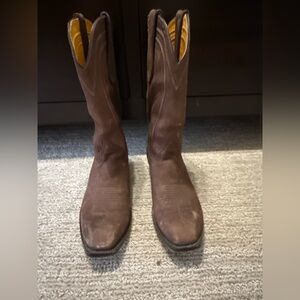 Vintage Handmade Leather Western Cowboy Boots – Women’s 9.5B